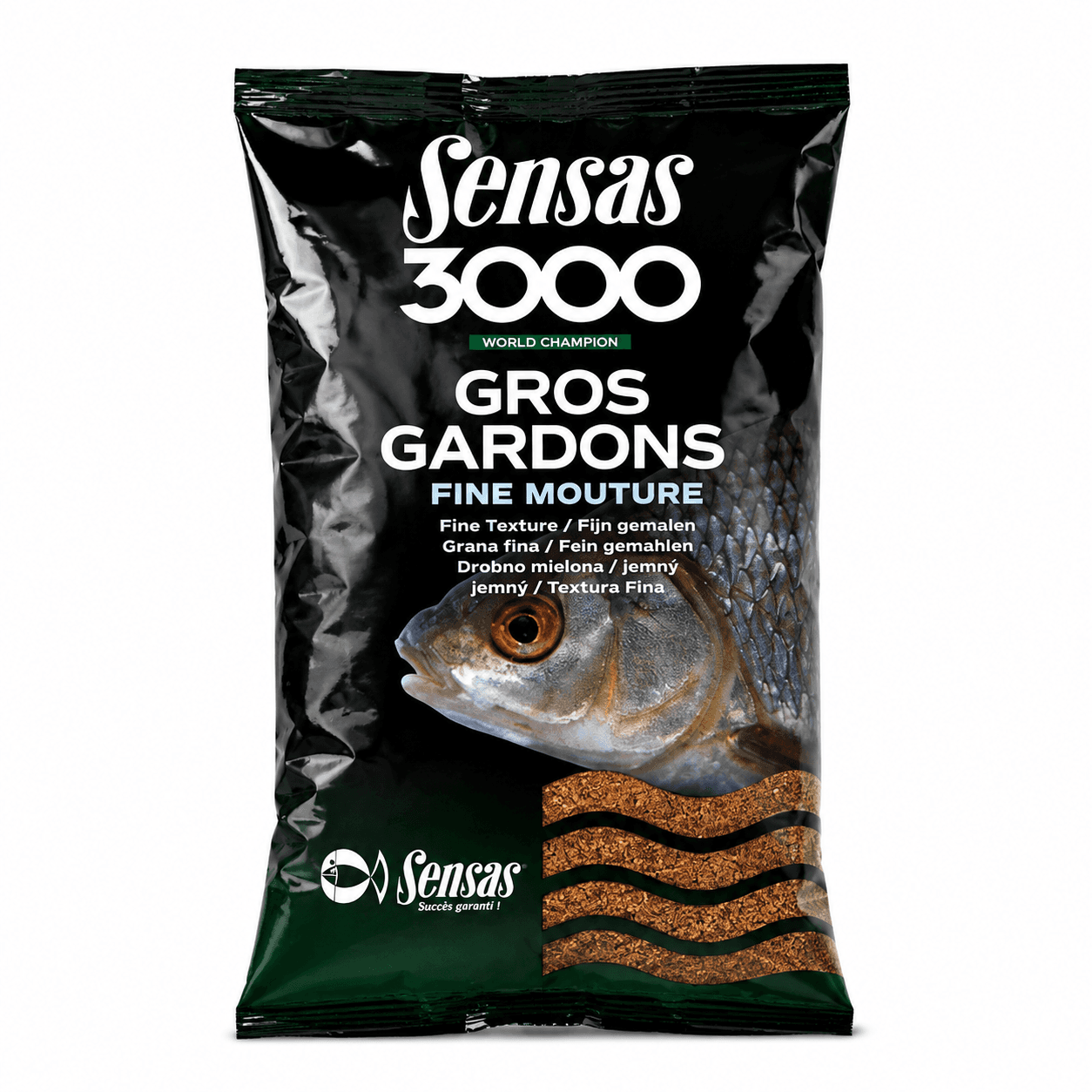Amorce Sensas 3000 Gros Gardons Fine Mouture 1 kg