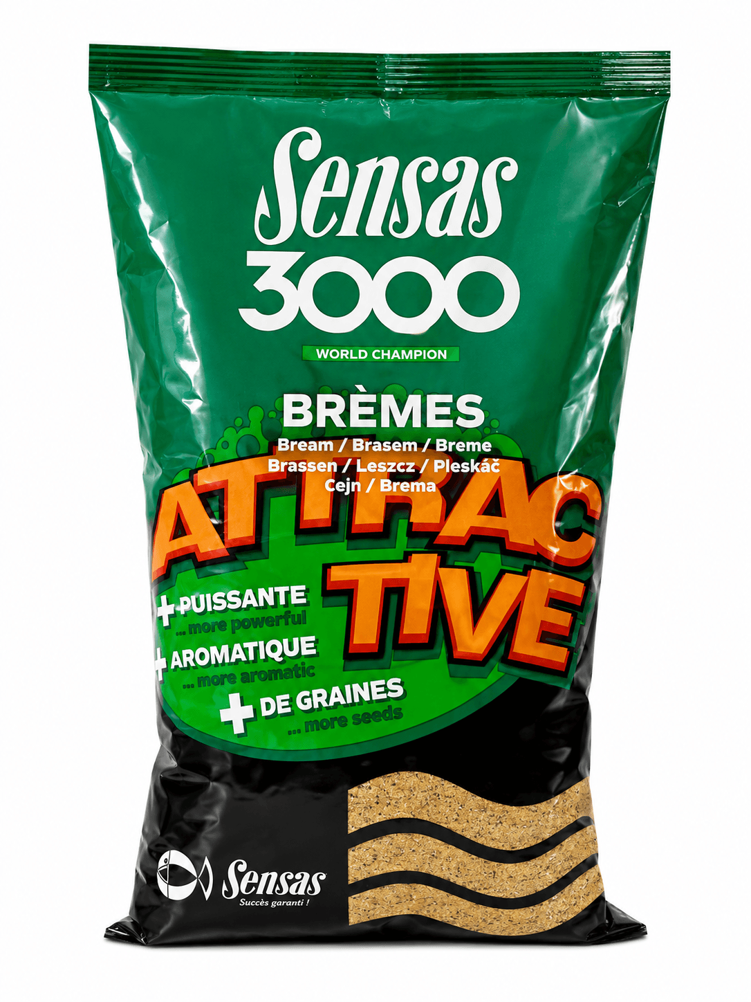 Amorce Sensas 3000 Attractive Brèmes 1 kg